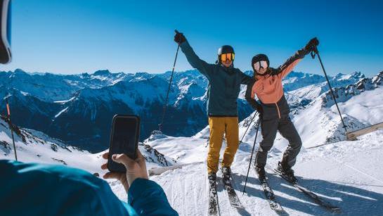 Piste de ski la Combe de Rosaël à Orelle dans Les 3 Vallées