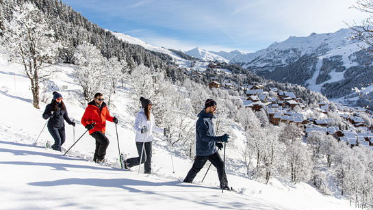 Snowshoeing in Les 3 Vallées