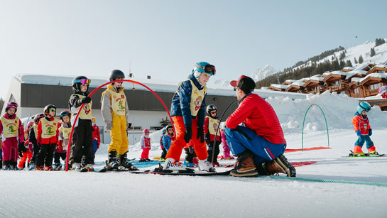 Ski lessons for children in Les 3 Vallées with the esf