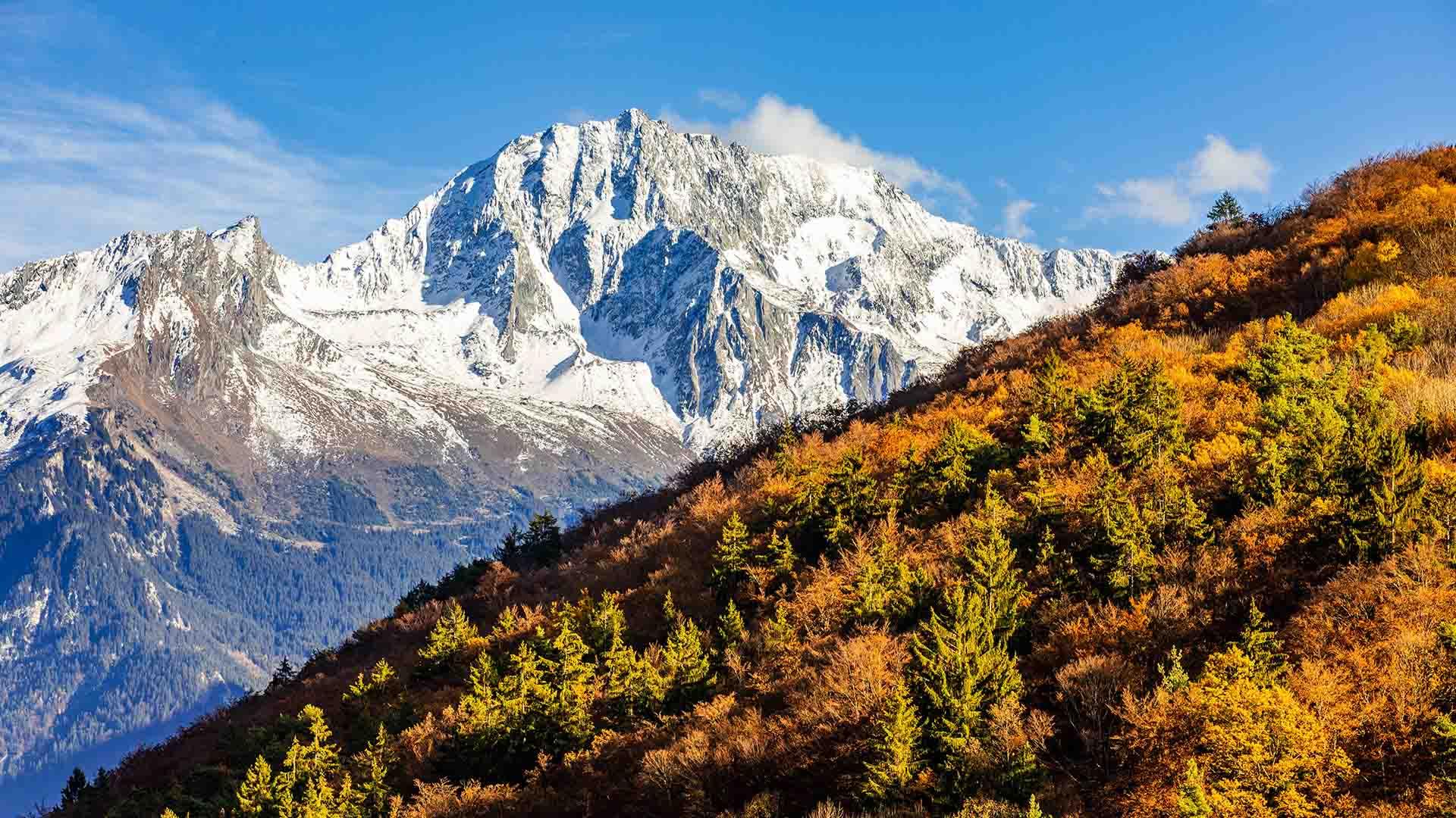 In October in Les 3 Vallées