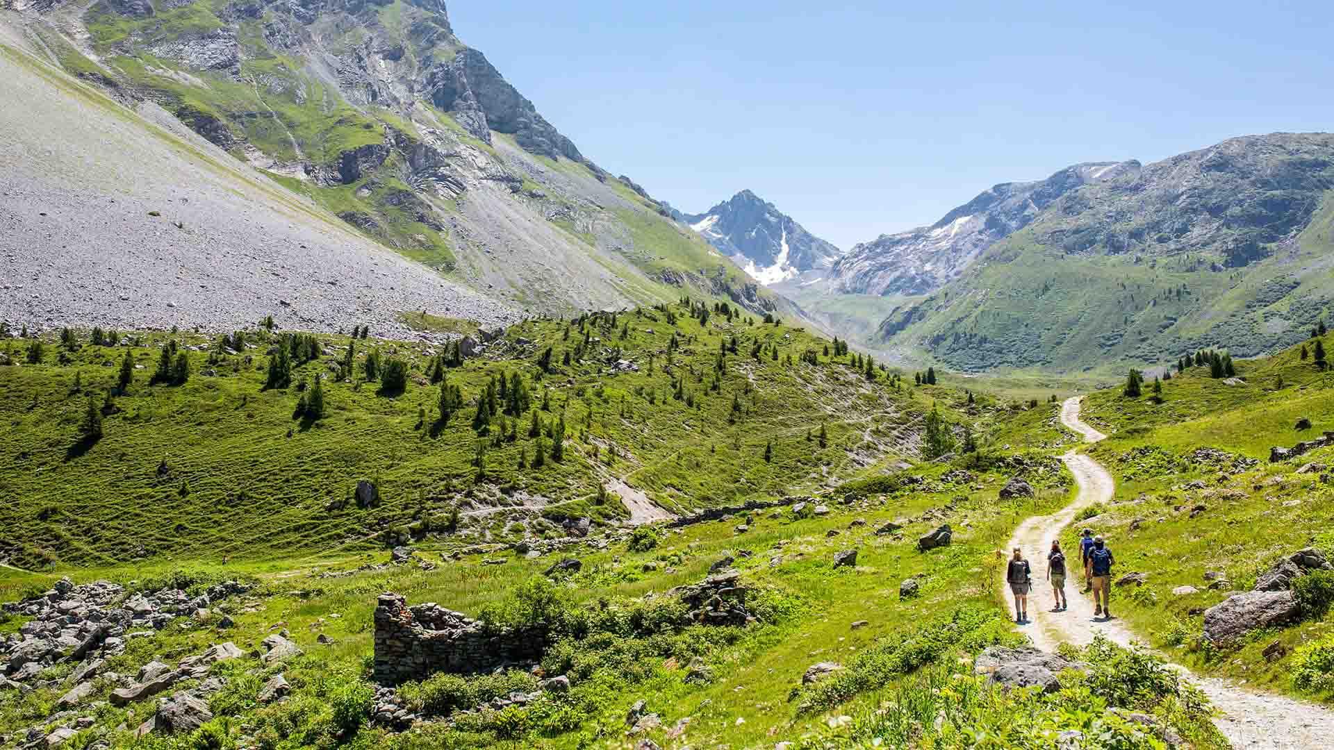 En juillet dans Les 3 Vallées