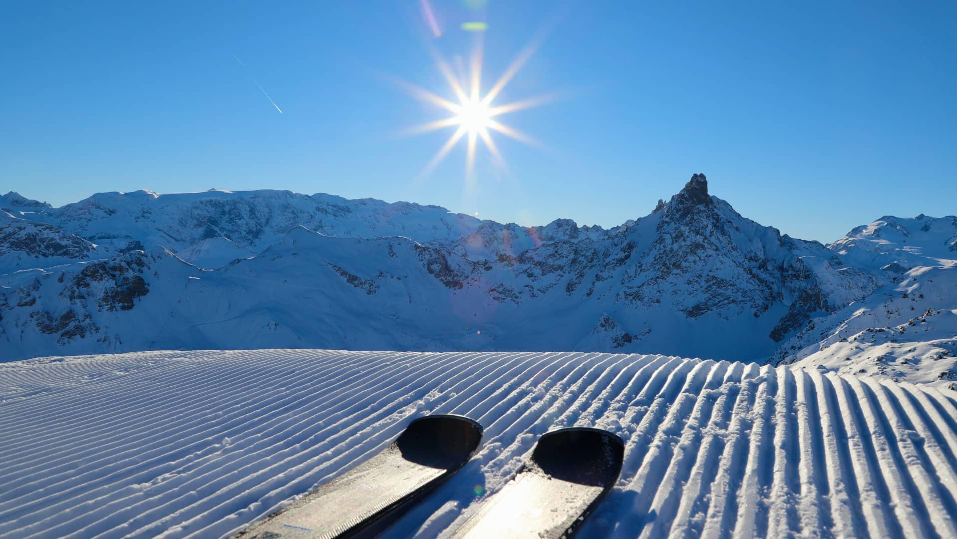 In February in Les 3 Vallées