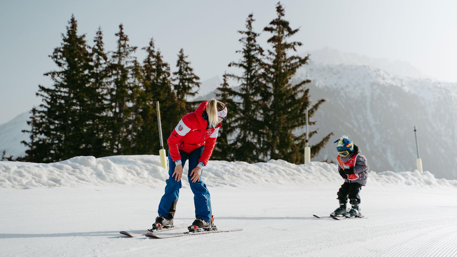 Children ski lessons and nursery