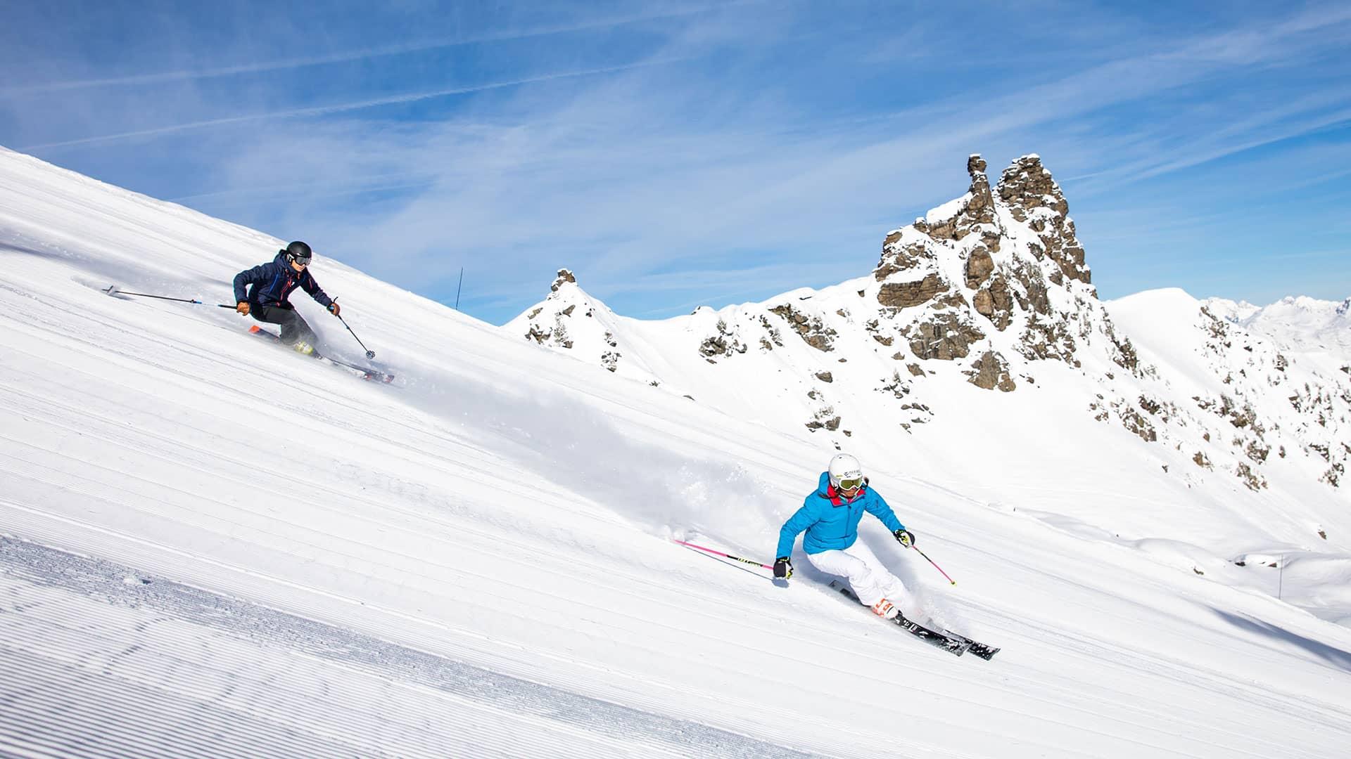 The 3 Vallées ski area open since 10 December 2022