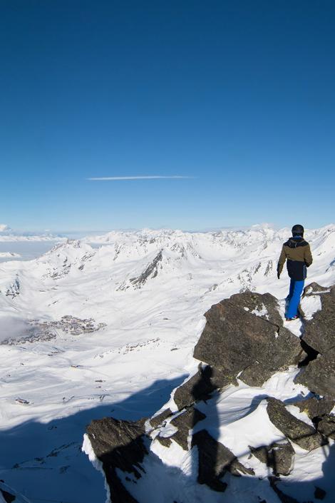 Unique panoramas in Les 3 Vallées, breath fresh air