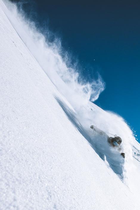 Ski freeride in Méribel