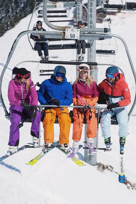 A day of skiing in April in Les 3 Vallées