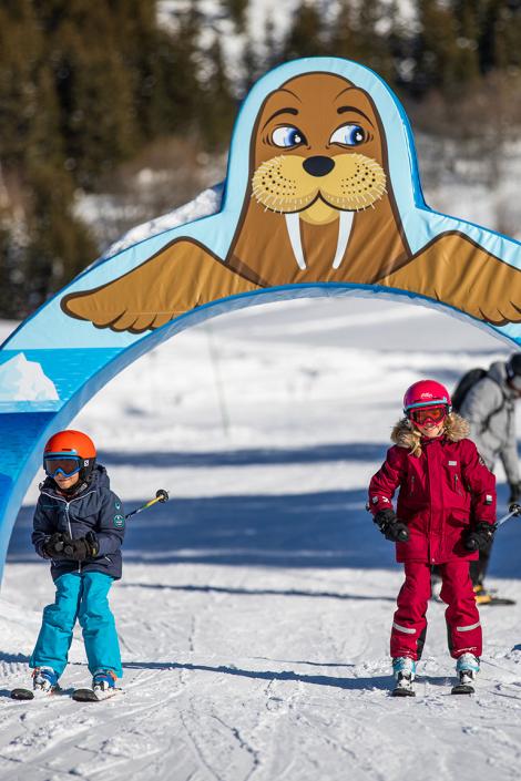 Piste des Inuits, ideal fun area for families in Les 3 Vallées!