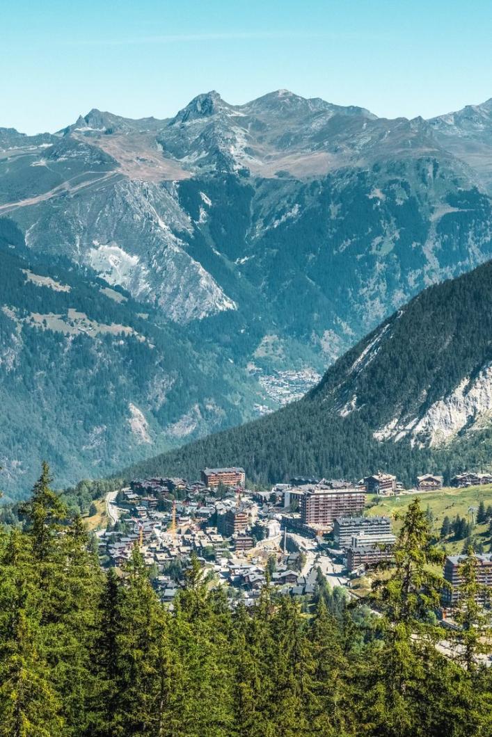 Courchevel in summer in Les 3 Vallées