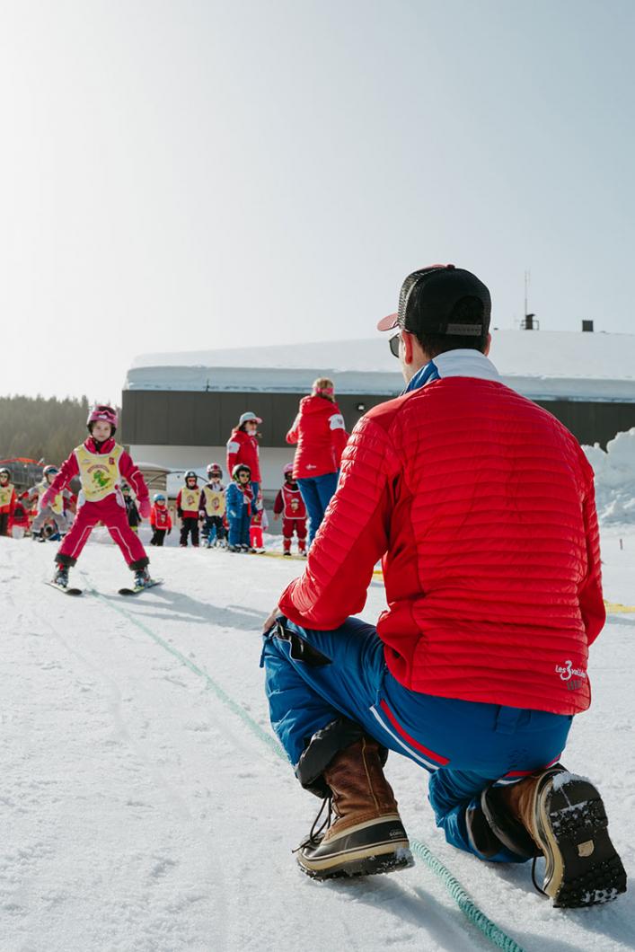 Cours de ski pour enfant dans les 3 Vallées