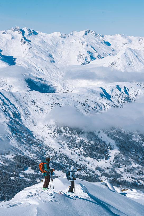 A dusting of freshly fallen snow can usually provide an excellent day in Les 3 Vallées