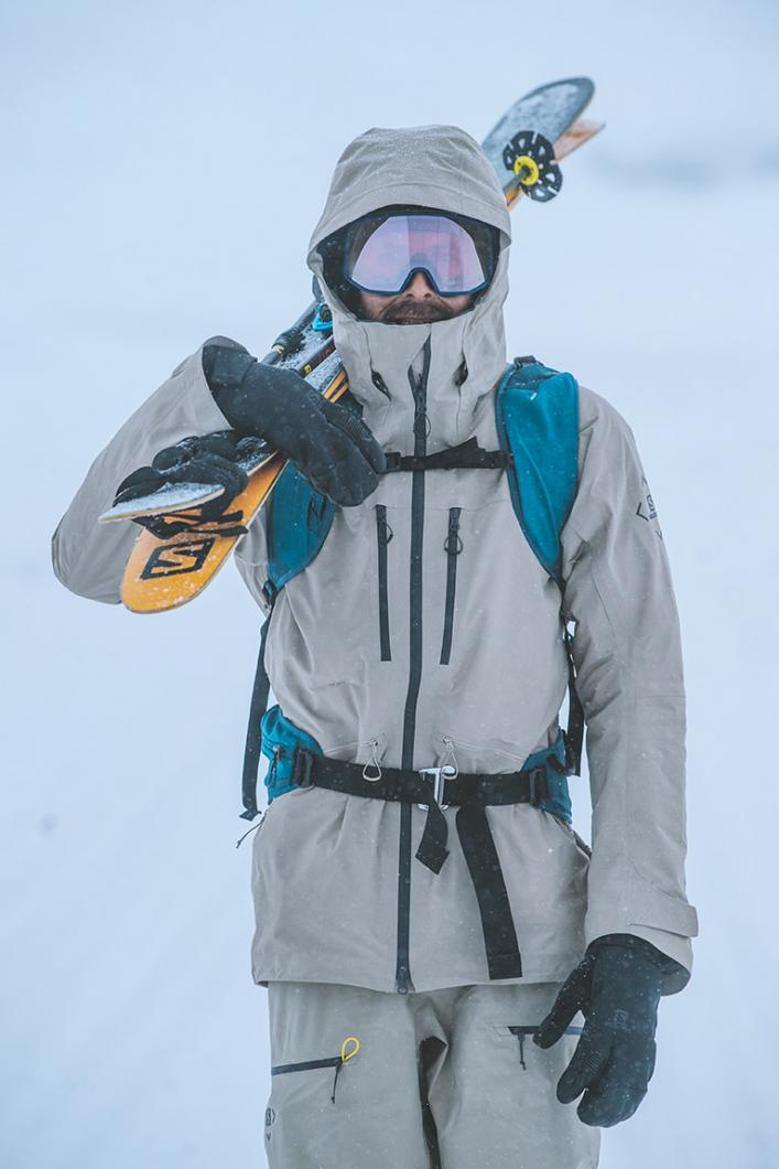 Ski freeride à Méribel, La Loze