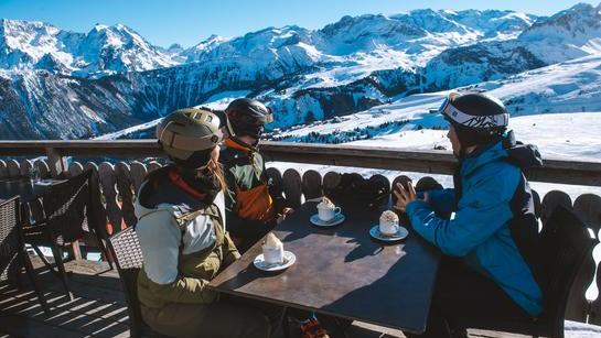 After-skiing in december