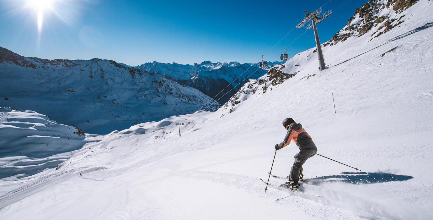 Skiing in Orelle in Les 3 Vallées