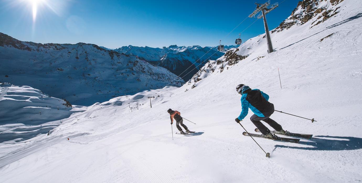 Piste de la Combe de Rosaël à Orelle dans Les 3 Vallées