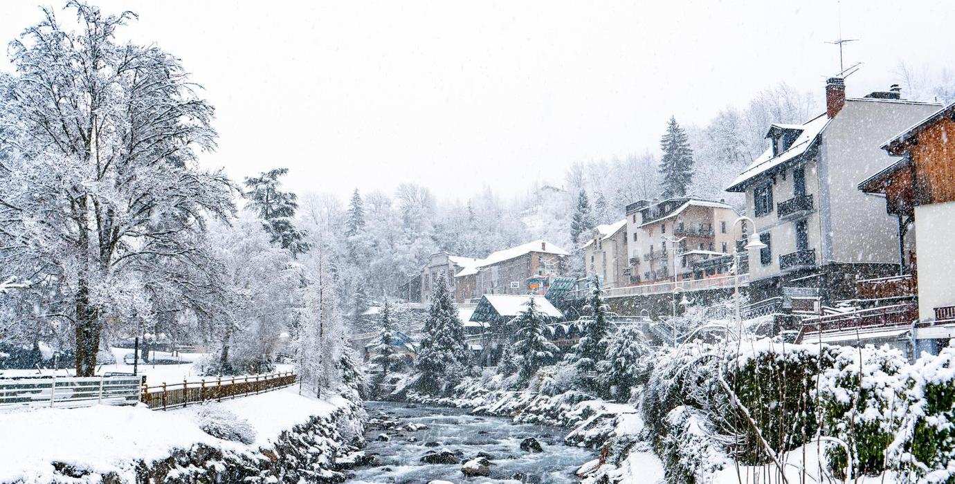 Vue sur Brides-les-Bains dans Les 3 Vallées