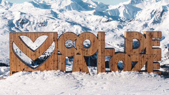 Legendary Col de la Loze in Méribel, part of Les 3 Vallées: connecting Méribel and Courchevel