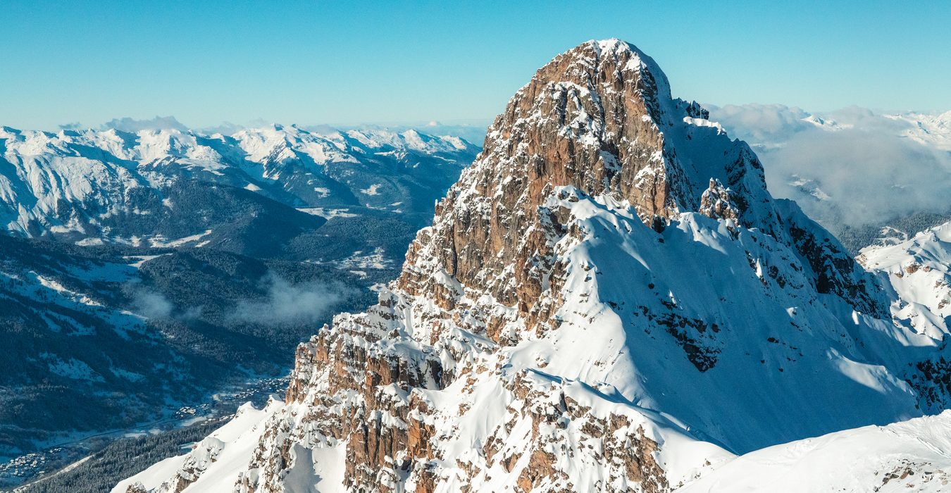 La piste challenge Vertical Experience à Méribel sur le secteur de la Saulire : sensations fortes garantis !