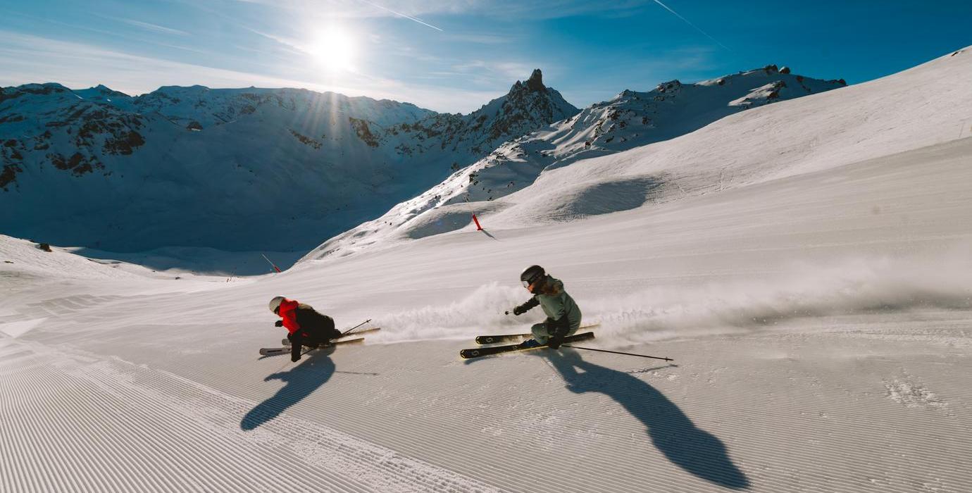 Skiing in Courchevel in Les 3 Vallées