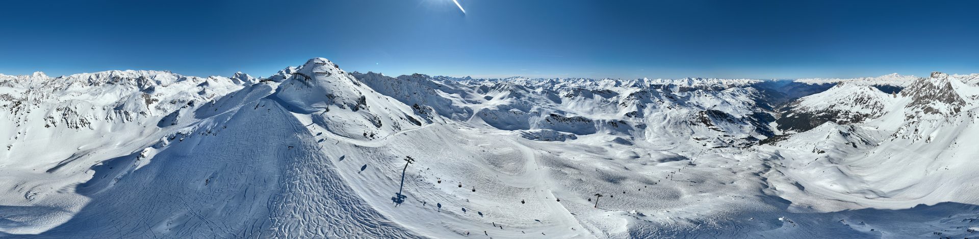 Panorama du Mont Vallon, Méribel