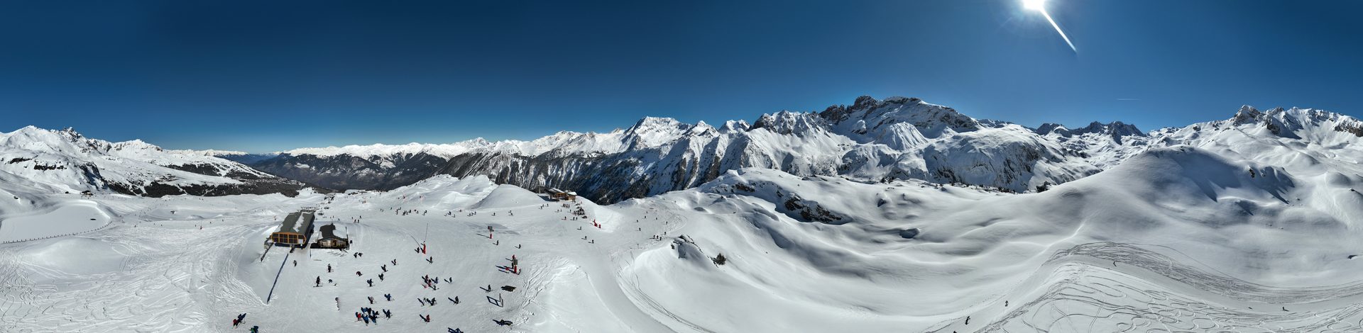 Panoramic view from Le Signal, Courchevel