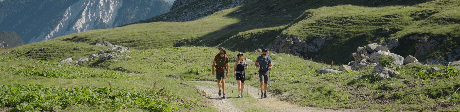 Hiking in Courchevel in summer in Les 3 Vallées