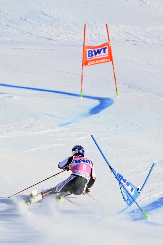 Alexis Pinturault lors d'une Coupe du Monde de Ski Alpin