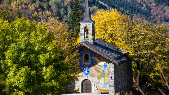 Chapelle du Mussillon à Méribel, Notre Dame des Neiges