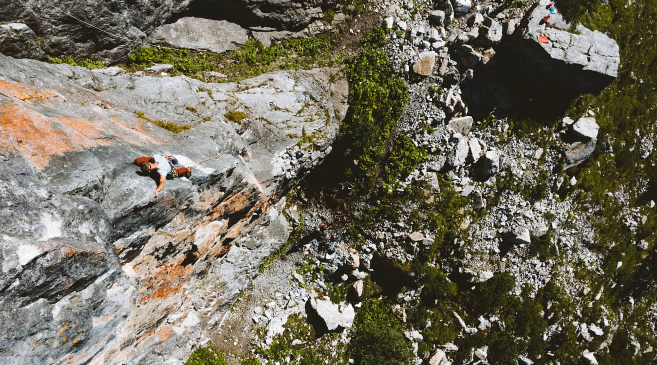 Climbing in Courchevel in Les 3 Vallées