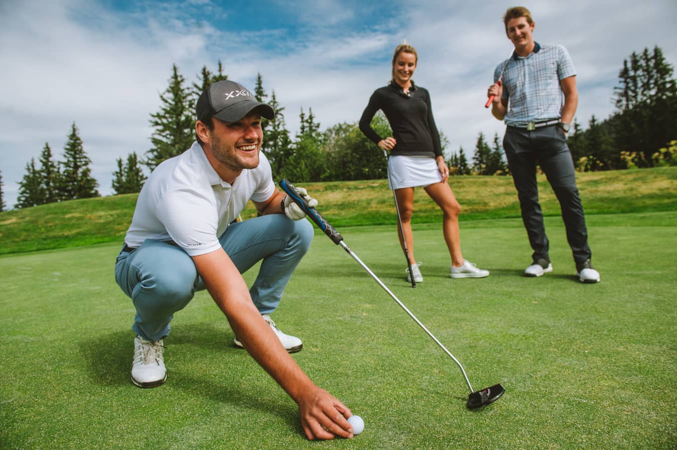 Golf de Méribel dans Les 3 Vallées au cœur des Alpes françaises, en Savoie