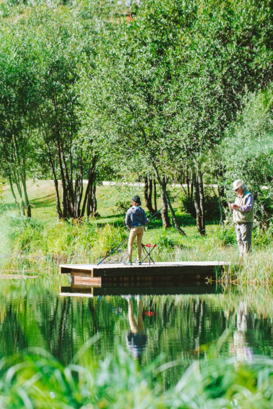 Fishing with the family in Les 3 Vallées