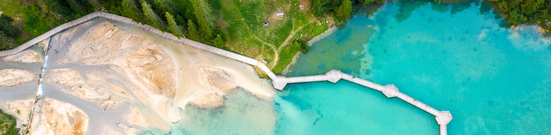 Le Lac de la Rosière situé à Courchevel dans Les 3 Vallées