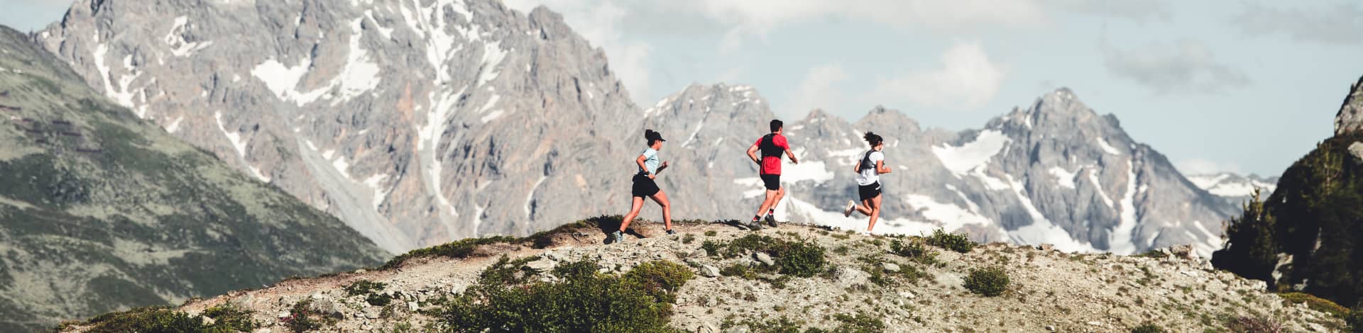 Trail entre amis dans la Vallée de Méribel dans Les 3 Vallées