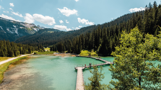 Lac de la Rosière à Courchevel