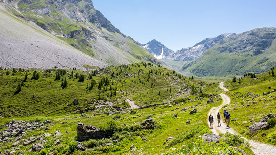 Itinéraire randonnée Méribel au cœur des 3 Vallées, Vallon du Saut, refuge du Saut