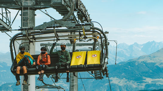 Télésiège de Tougnète 2 à Méribel au cœur des 3 Vallées