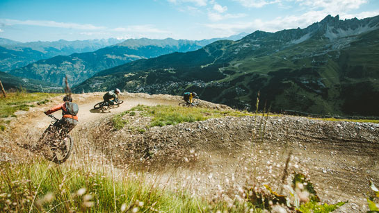 MTB on the 3 Vallées trails