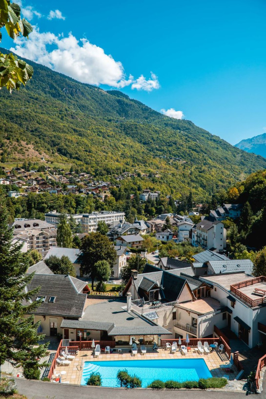 Village of Brides-les-Bains in Les 3 Vallées