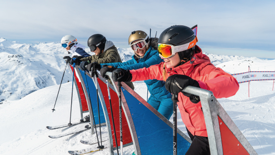 Boardercross dans Les 3 Vallées, le plus grand domaine skiable du monde