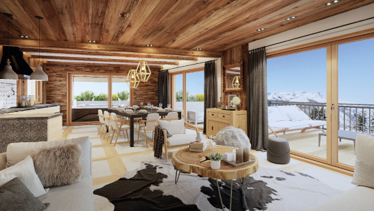 Les Chalets Cocoon 5 étoiles à Val Thorens dans Les 3 Vallées