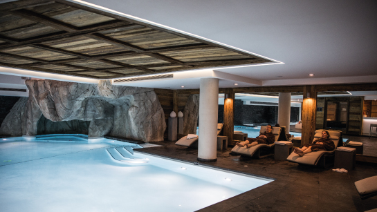The NUXE Spa at the Kaïla hotel in Méribel at the heart of Les 3 Vallées