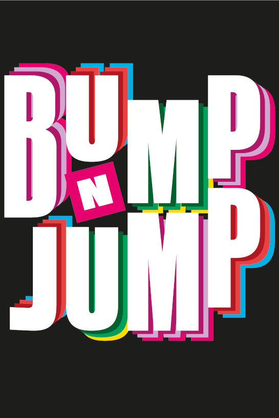 Logo of the new snowpark in Méribel, located in the heart of Les 3 Vallées, called Bump'N'Jump