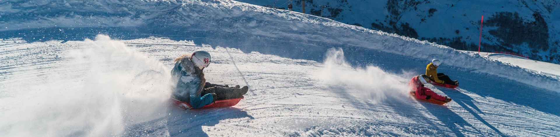 Piste de luge Roc'N Bob aux Menuires dans Les 3 Vallées