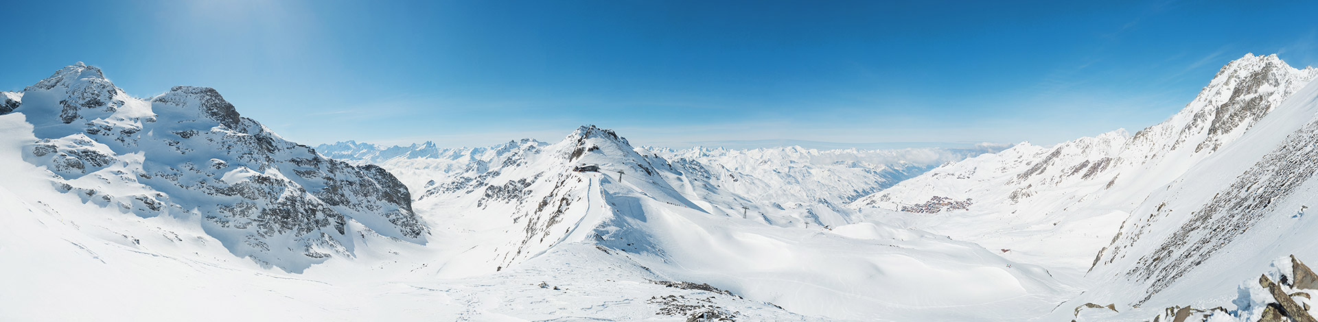 Panorama du Plan Bouchet, Val Thorens