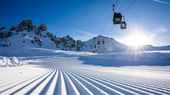 Des prix légers sur les forfaits de ski début décembre dans Les 3 Vallées