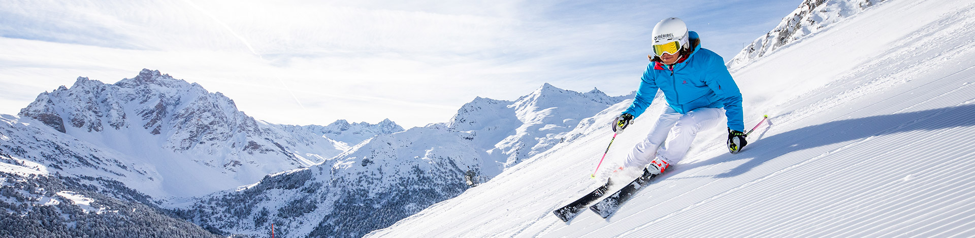 Alpine skiing in Méribel at the heart of Les 3 Vallées on the Bartavelle slope thanks to the 3 Vallées Liberté subscription.