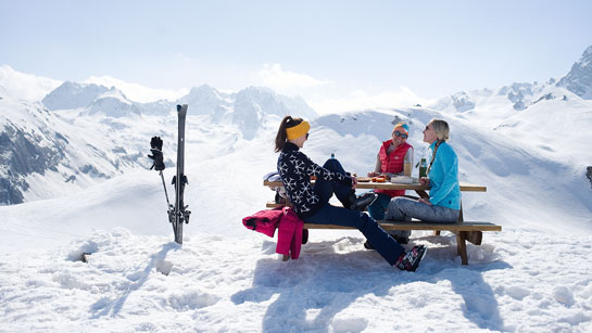 Un break entre amis dans Les 3 Vallées