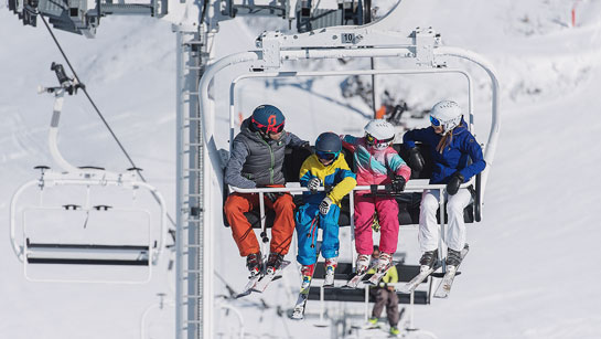 Family skiing in Les 3 Vallées