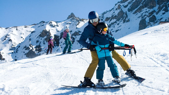 Family ski in the 3 Valleys