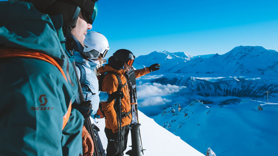 Ski freeride avec guides dans Les 3 Vallées